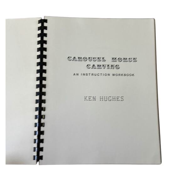 Carousel Horse Wood Carving Instruction Workbook Pattern Ken Hughes 1/3 Size - Picture 5 of 11